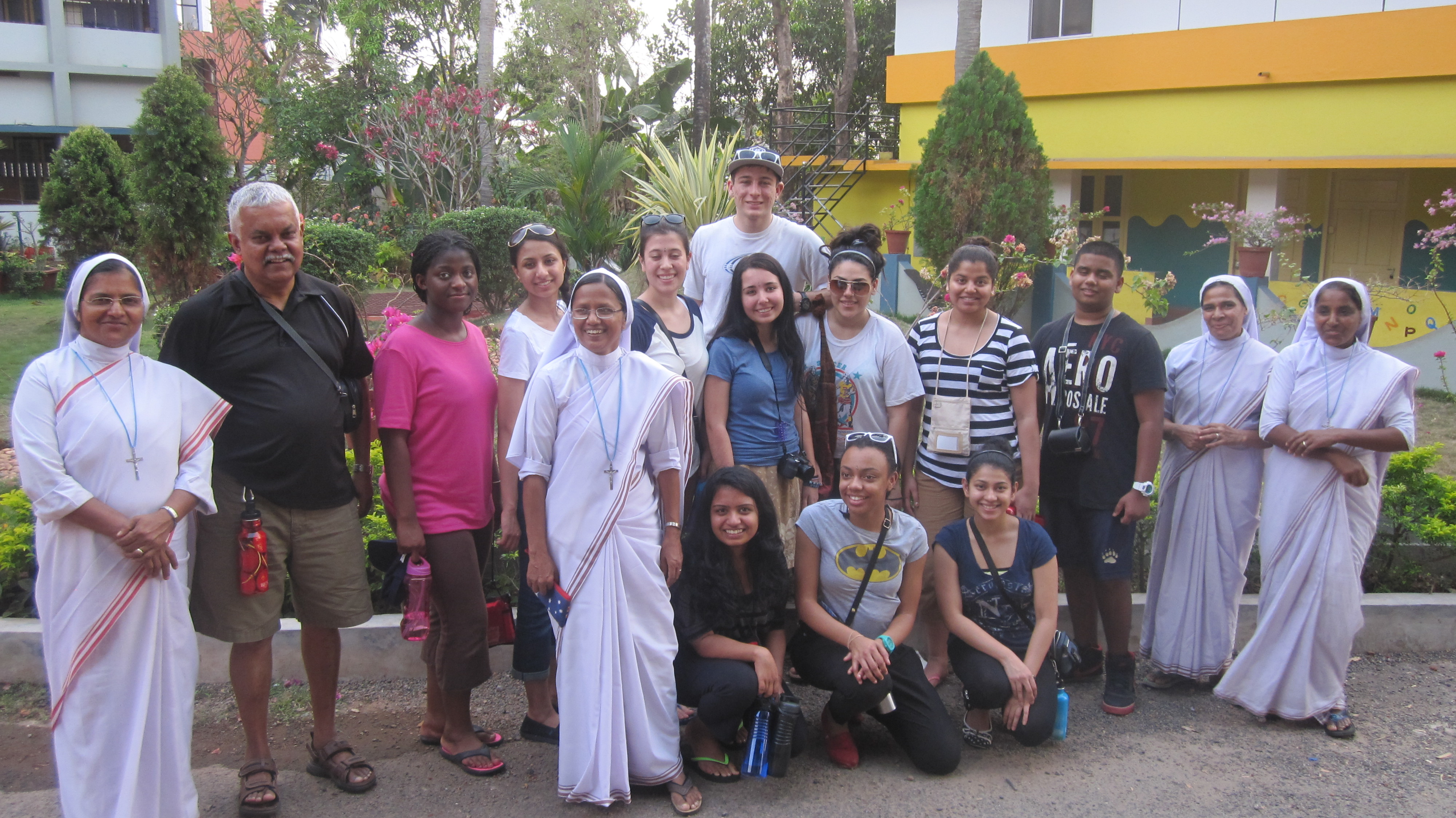 Staff and Students visiting the Home of Faith