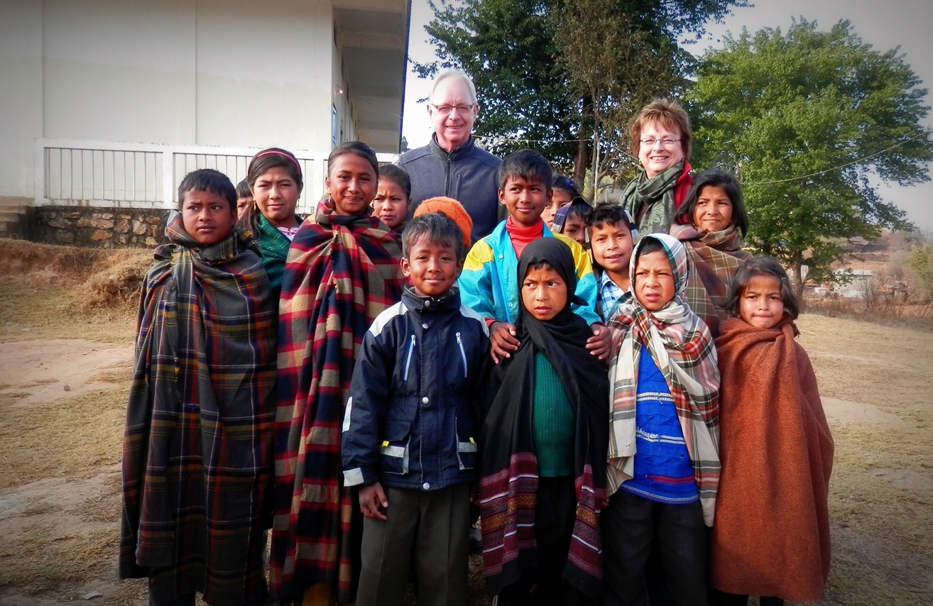 Visiting School Children in Meghalaya