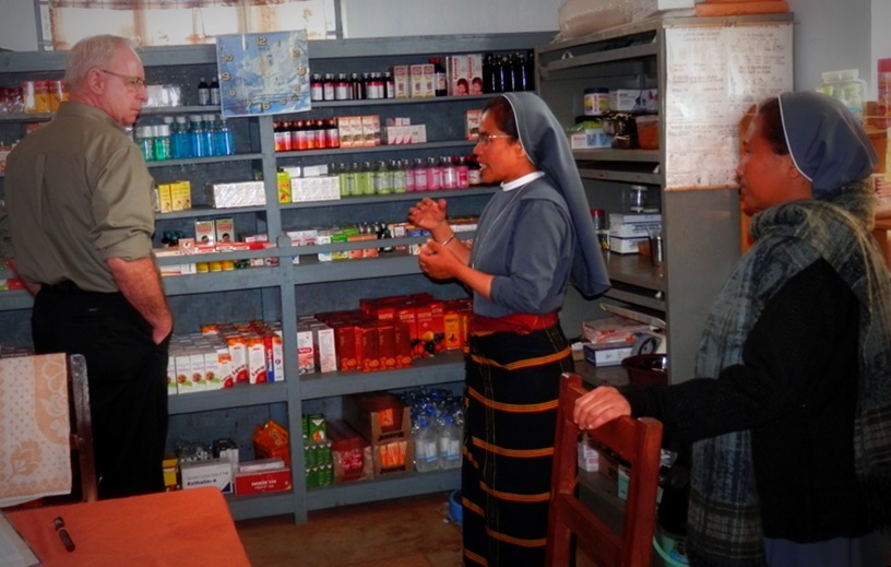 The dispensary run by the Sisters is an integral part of the community